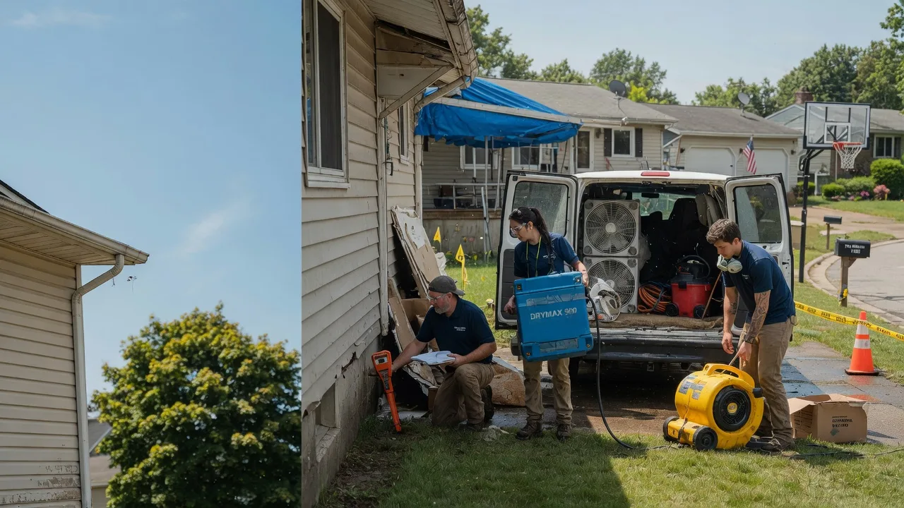 Ceiling Leak Cleanup in Springfield, ME near me